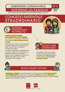 COVID19: COME FUNZIONA IL CONGEDO PARENTALE STRAORDINARIO | CGIL Reggio Emilia