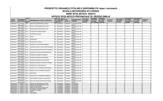 thumbnail of Prospetto_Organico_e_Disponibilita’_ScuolaScuola Secondaria di II grado