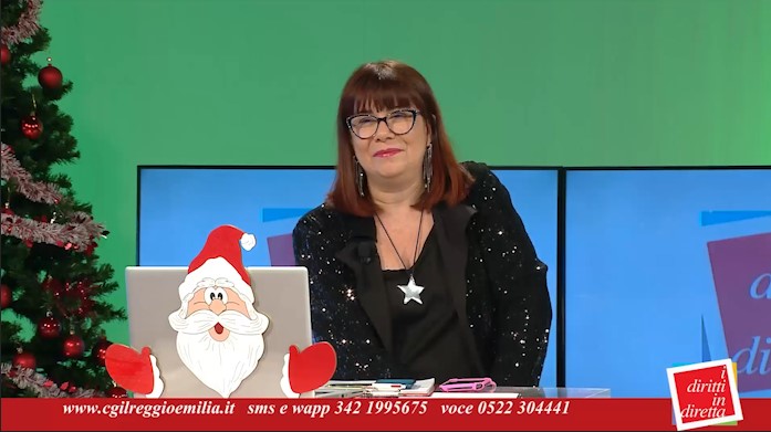 Diritti in diretta presentato da Cinzia Scagliarini INCA CGIL Reggio Emilia