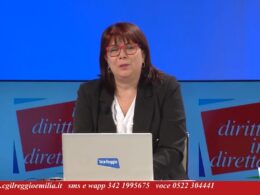 Cinzia Scagliarini presenta I Diritti In Diretta su Telereggio