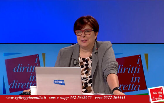 Cinzia Scagliarini presenta la trasmissione I diritti in diretta